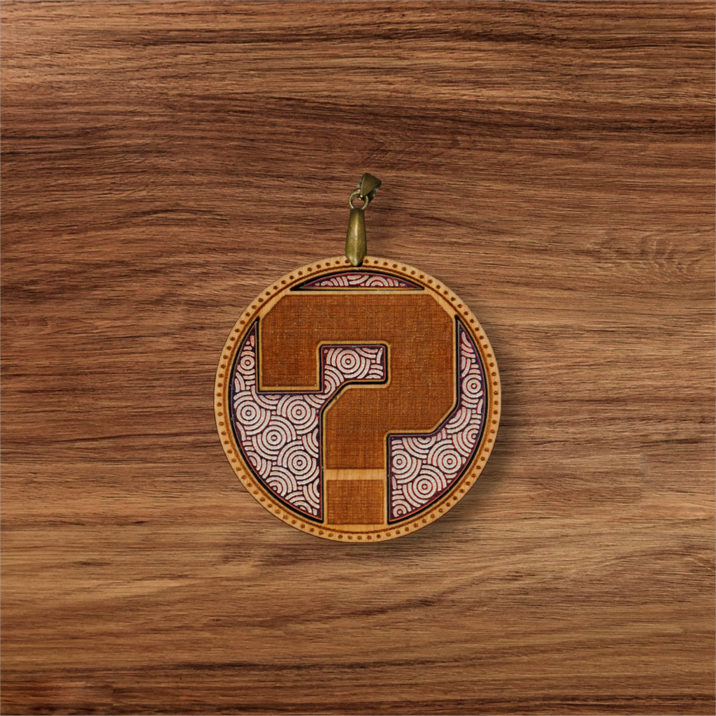 Lazer Eye Studio Question Mark Pendant