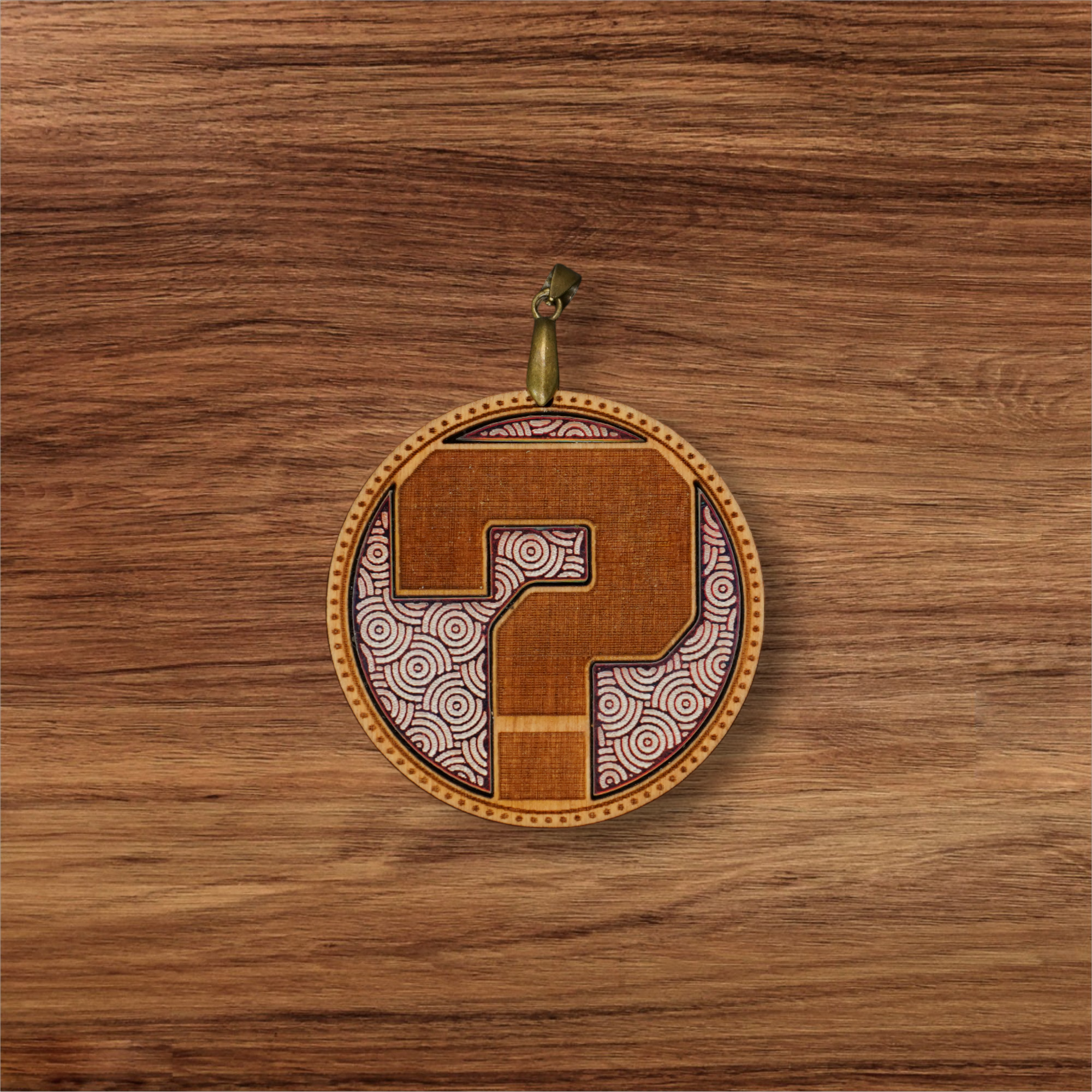 Lazer Eye Studio Question Mark Pendant