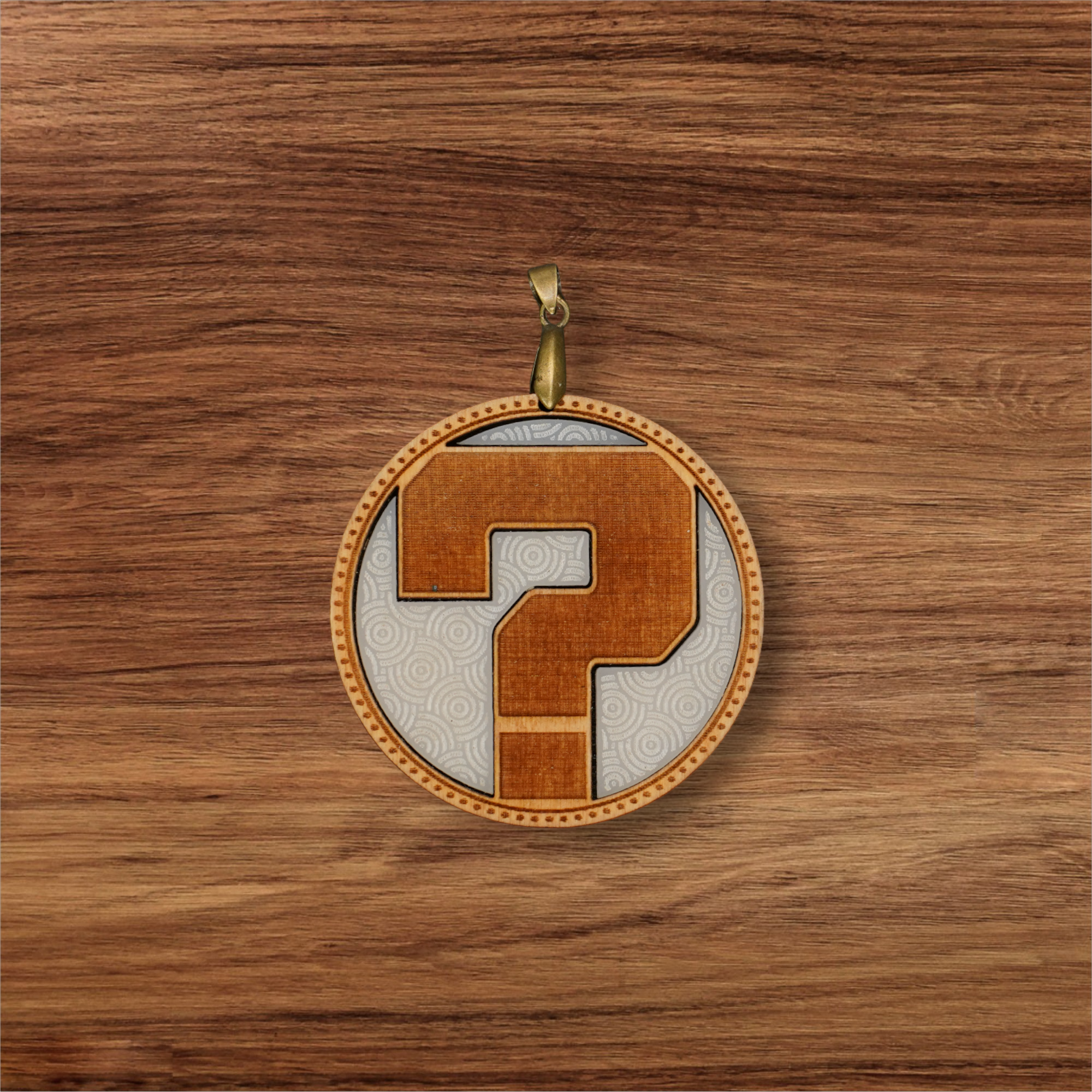 Lazer Eye Studio Question Mark Pendant