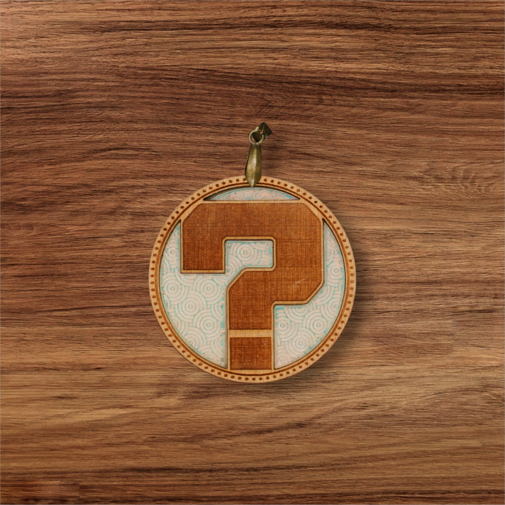 Lazer Eye Studio Question Mark Pendant