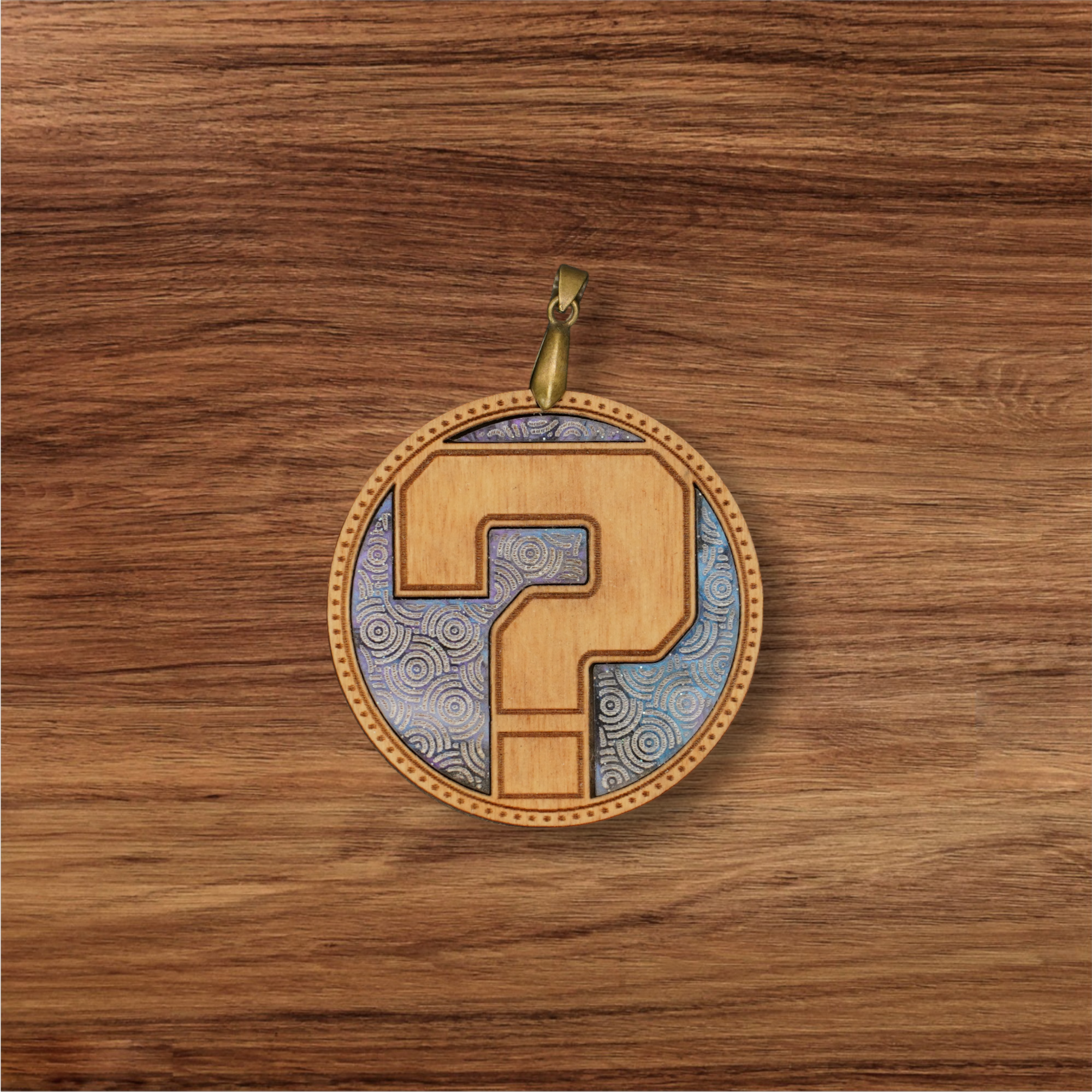 Lazer Eye Studio Question Mark Pendant