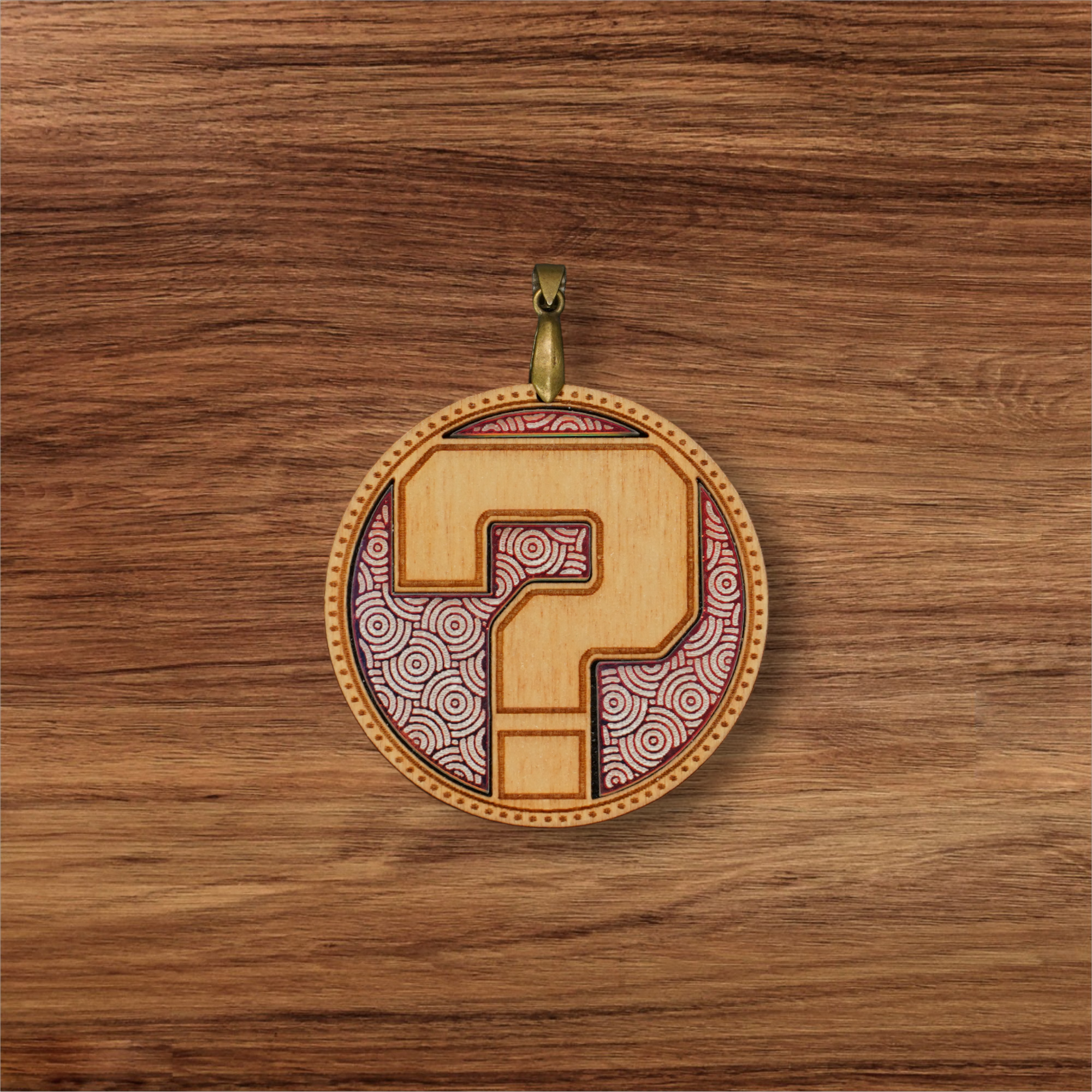 Lazer Eye Studio Question Mark Pendant