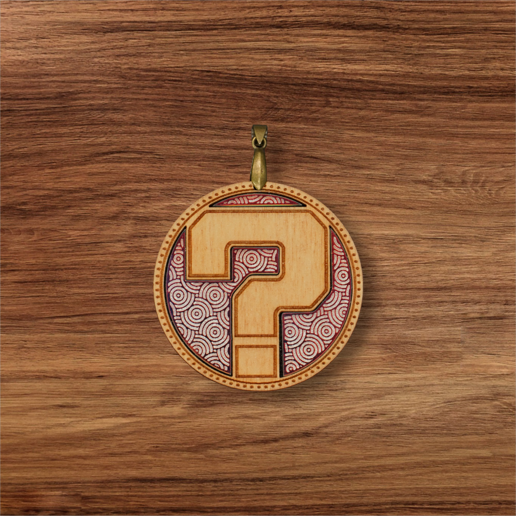 Lazer Eye Studio Question Mark Pendant