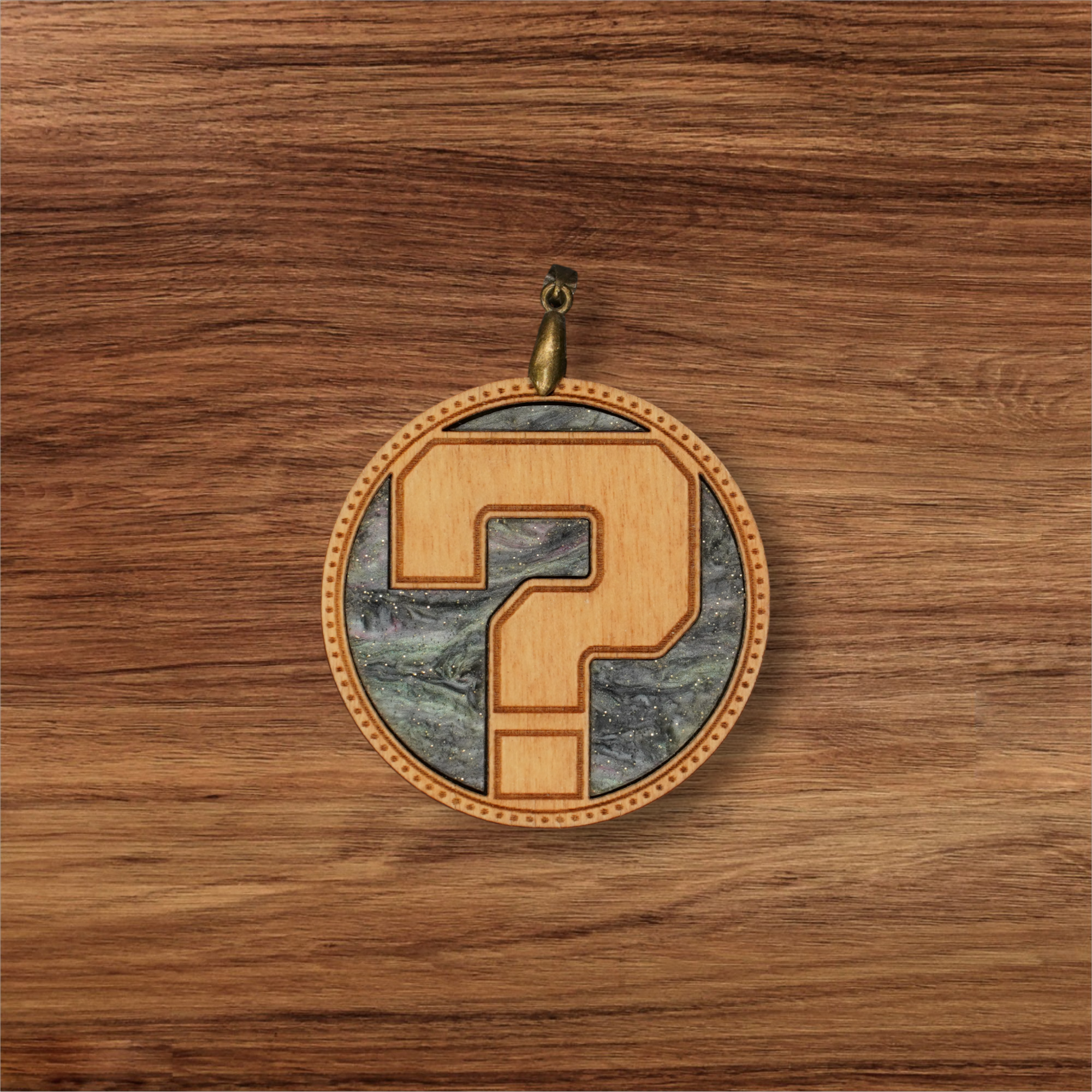 Lazer Eye Studio Question Mark Pendant
