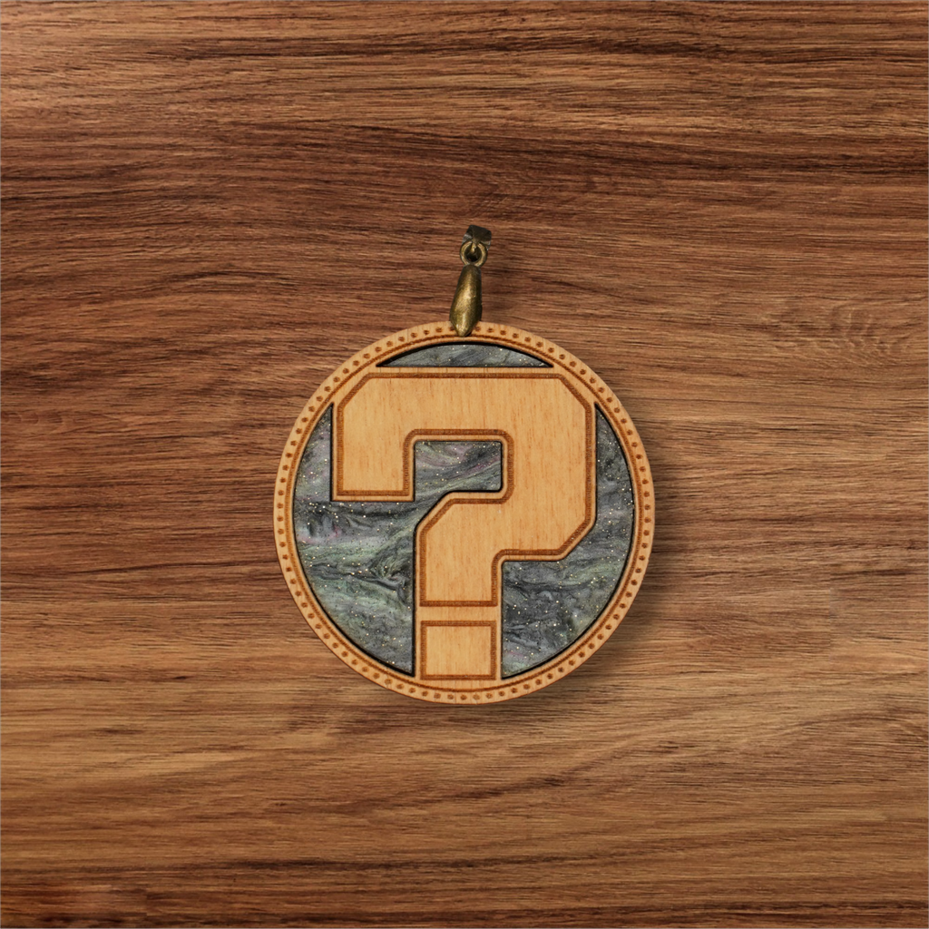 Lazer Eye Studio Question Mark Pendant