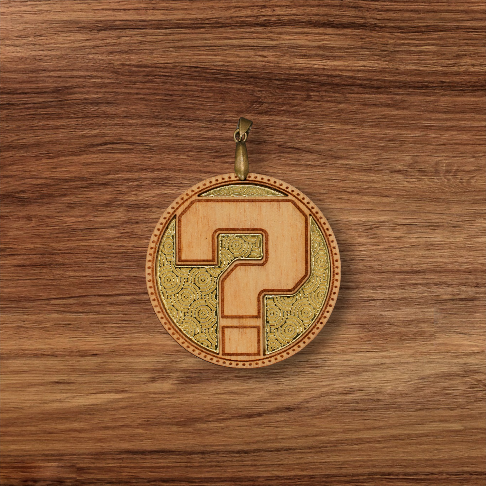 Lazer Eye Studio Question Mark Pendant