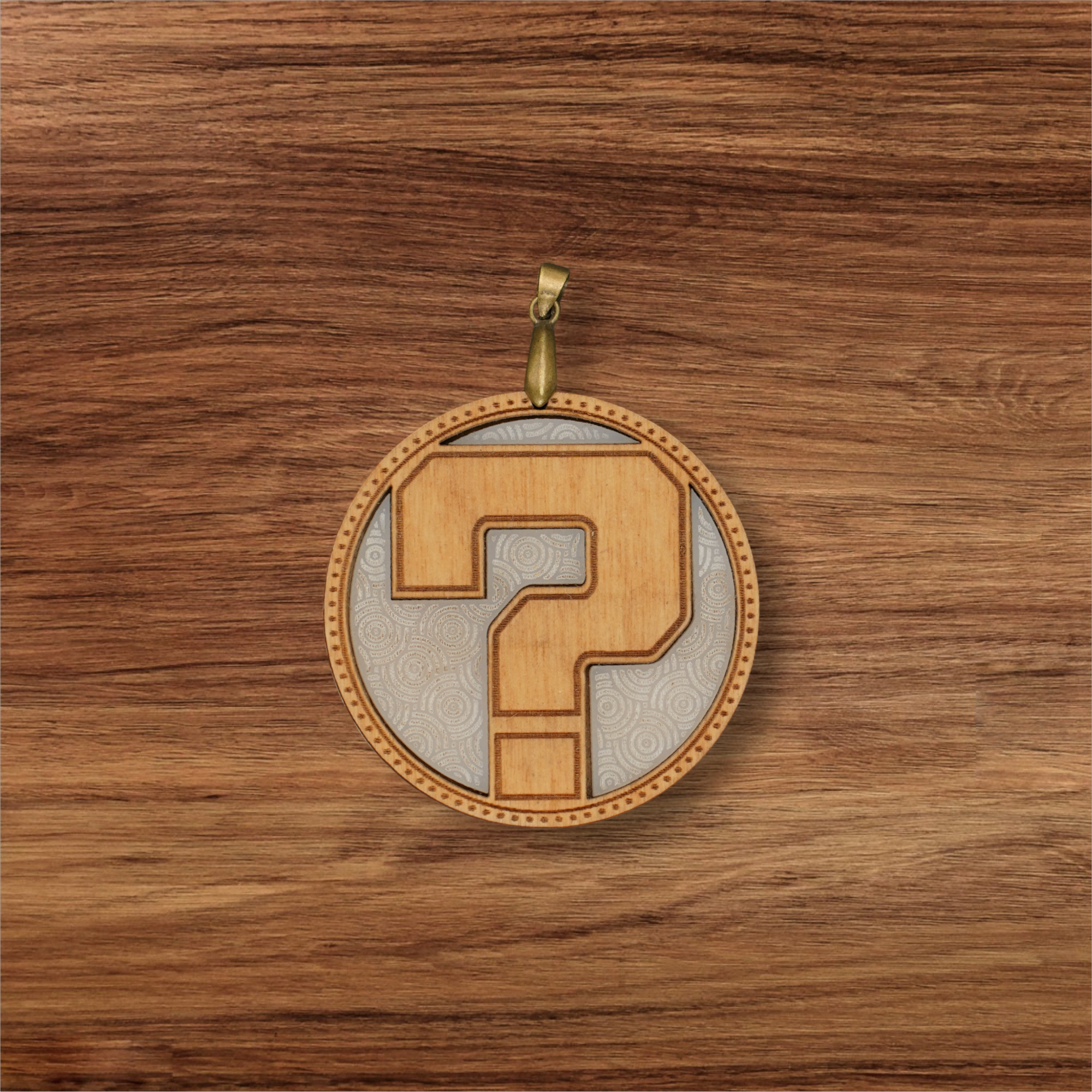 Lazer Eye Studio Question Mark Pendant