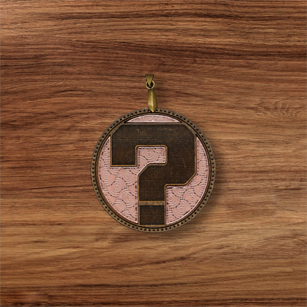 Lazer Eye Studio Question Mark Pendant