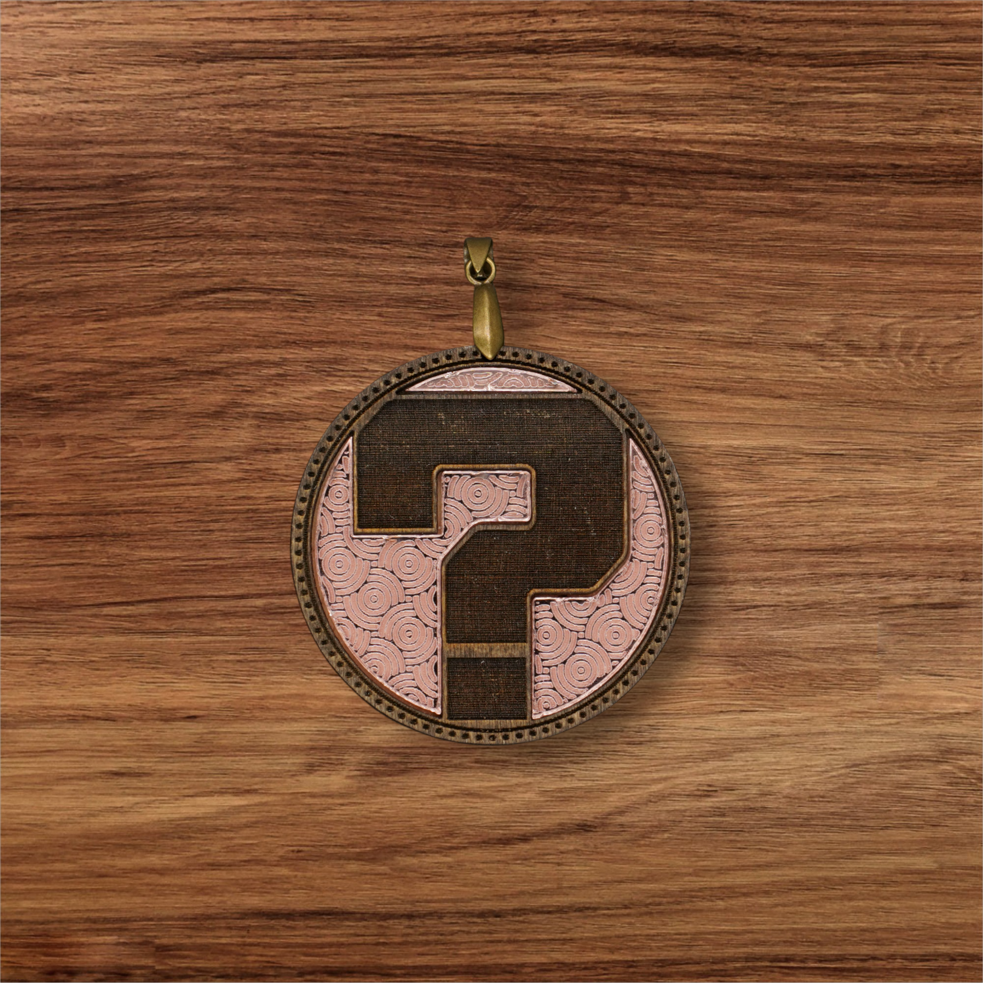 Lazer Eye Studio Question Mark Pendant
