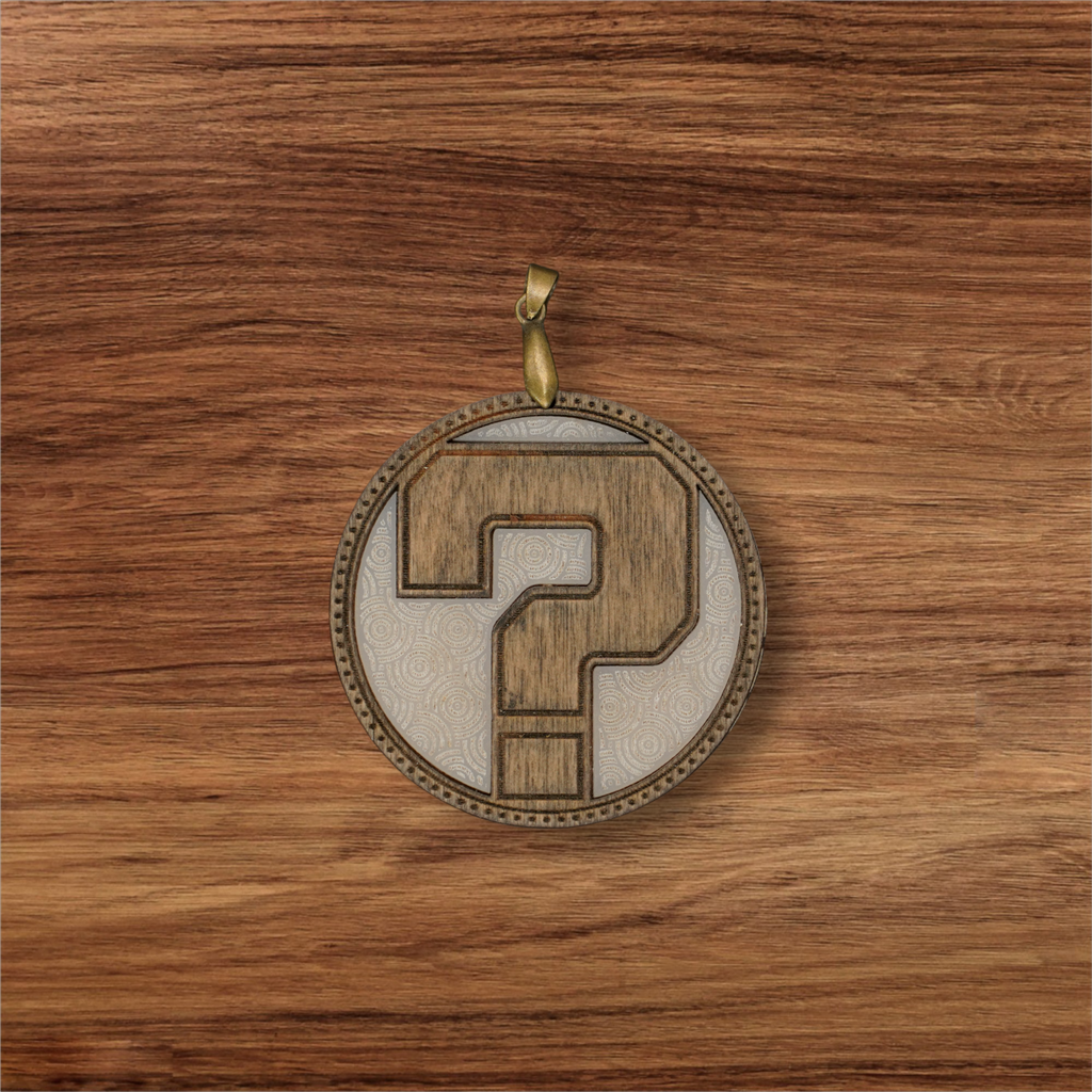 Lazer Eye Studio Question Mark Pendant