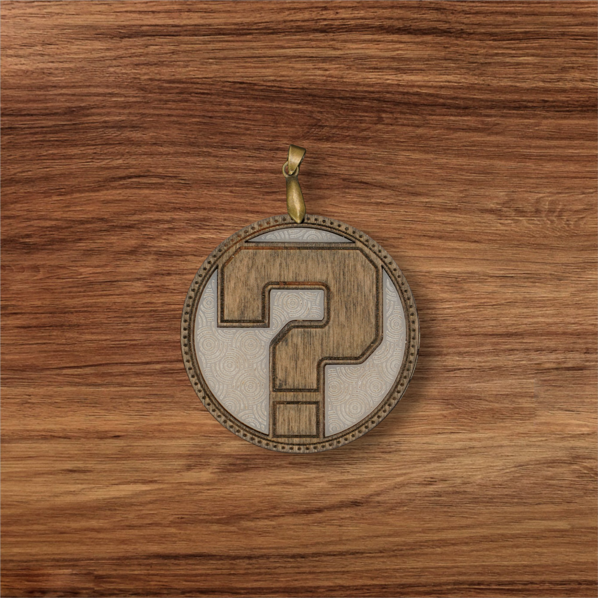 Lazer Eye Studio Question Mark Pendant