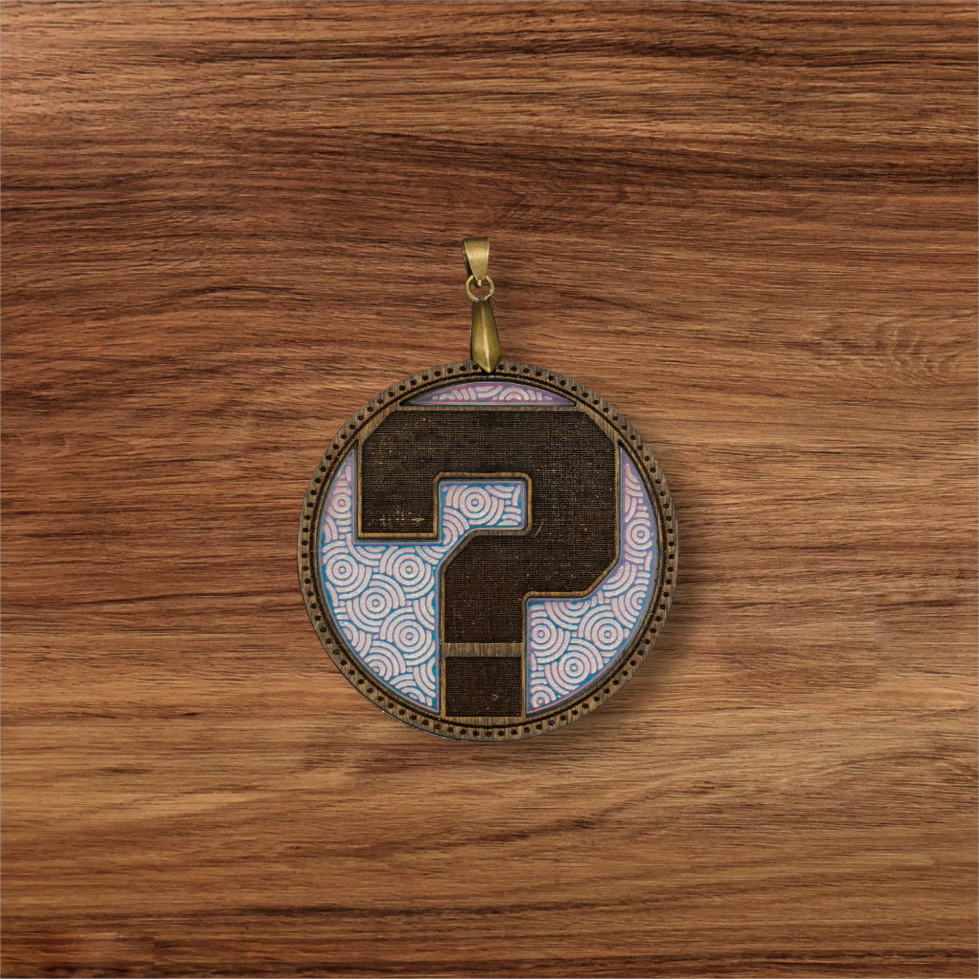 Lazer Eye Studio Question Mark Pendant