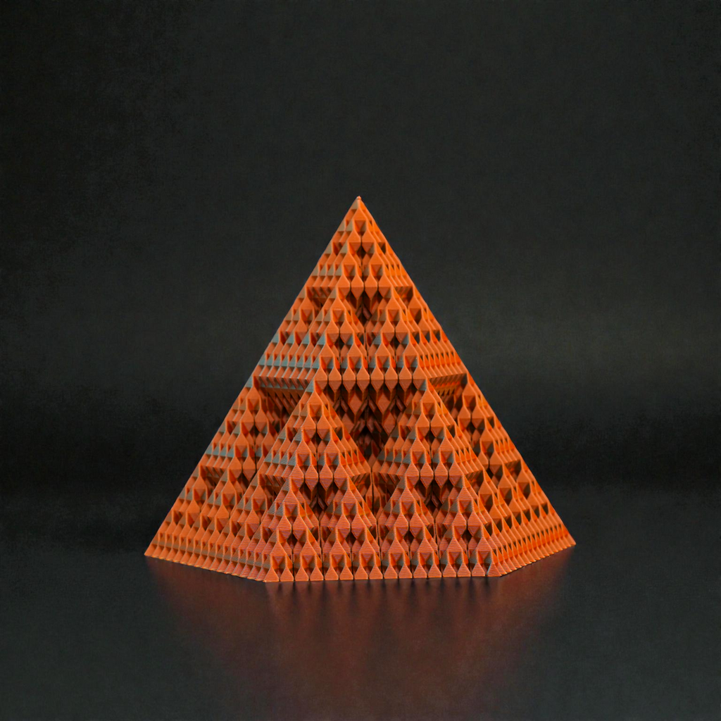 Pentagonal Pyramid - Endless Designs Desktop Sculpture