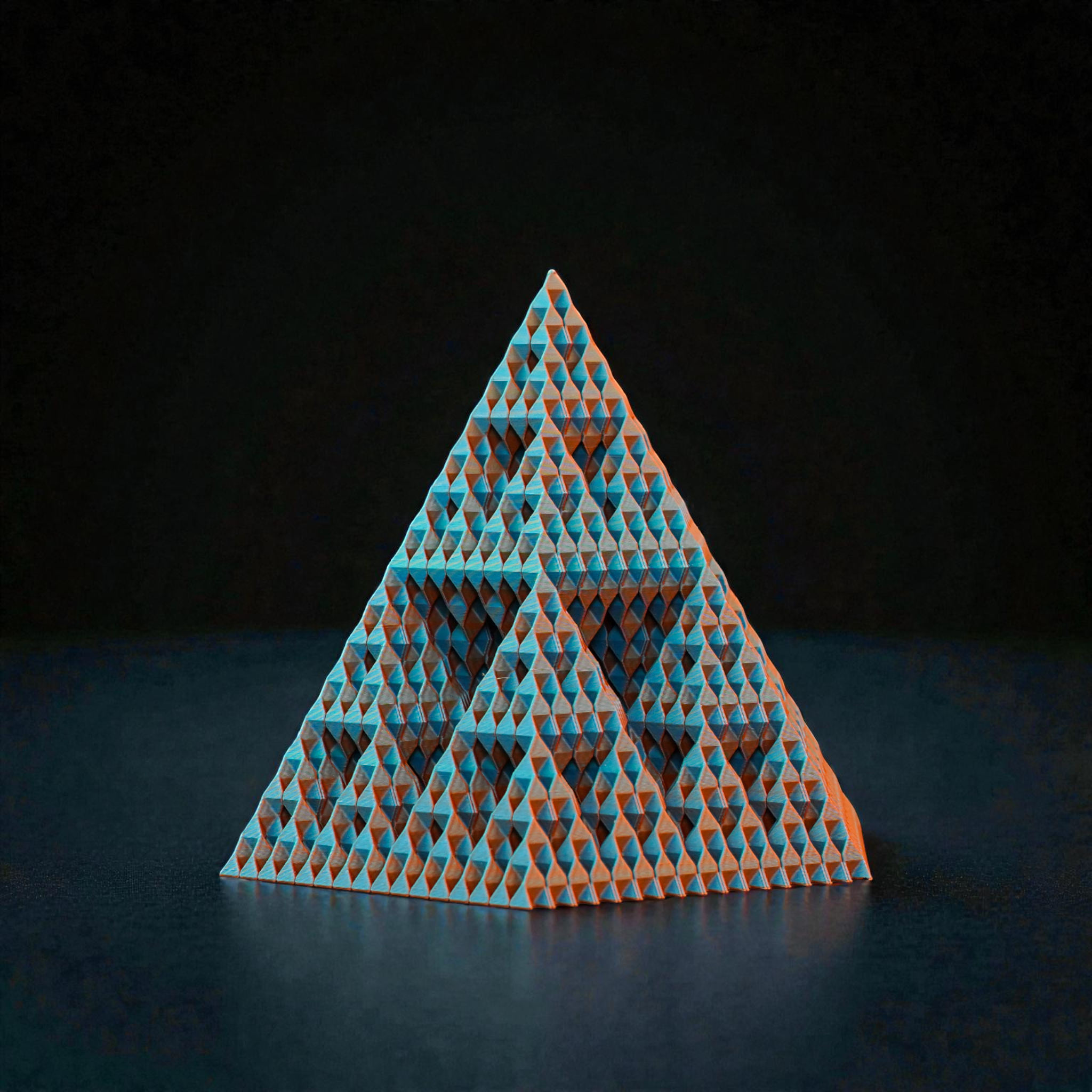 Pentagonal Pyramid - Endless Designs Desktop Sculpture