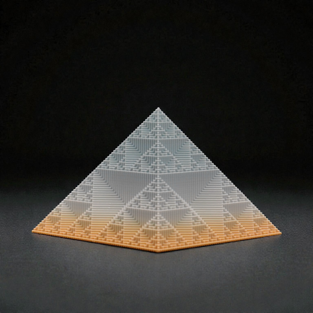 Fractal Pyramid - Endless Designs Desktop Sculpture