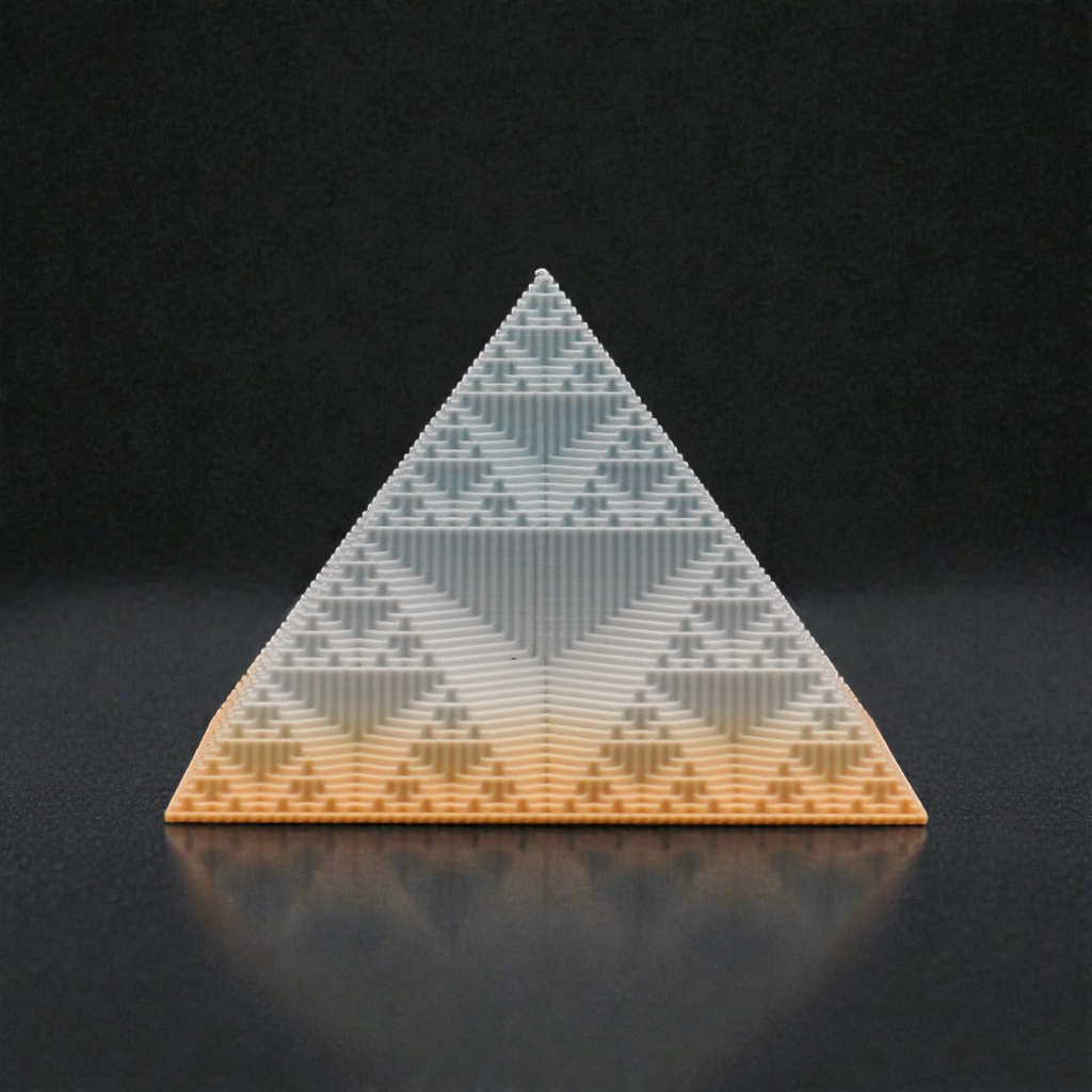 Fractal Pyramid - Endless Designs Desktop Sculpture