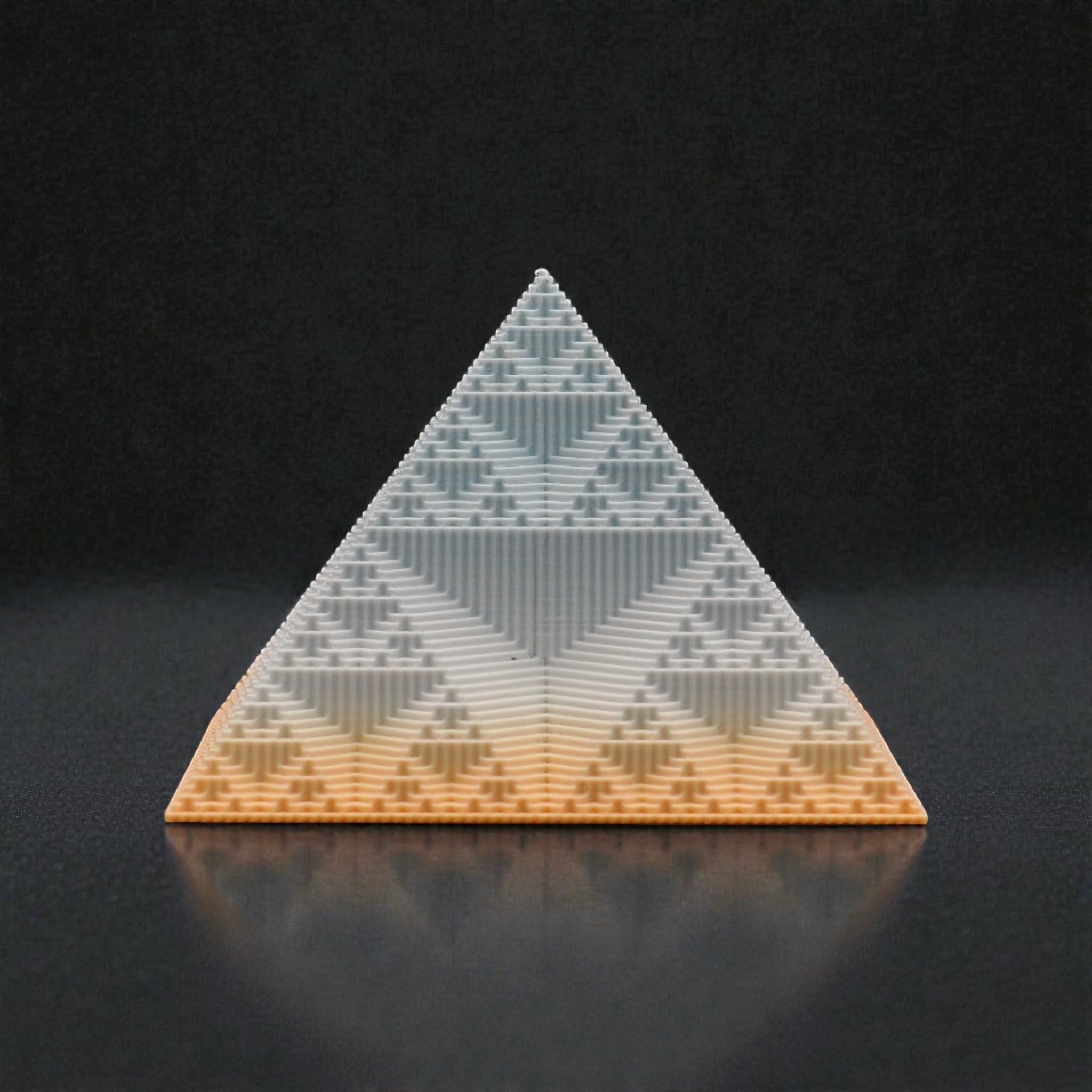 Fractal Pyramid - Endless Designs Desktop Sculpture