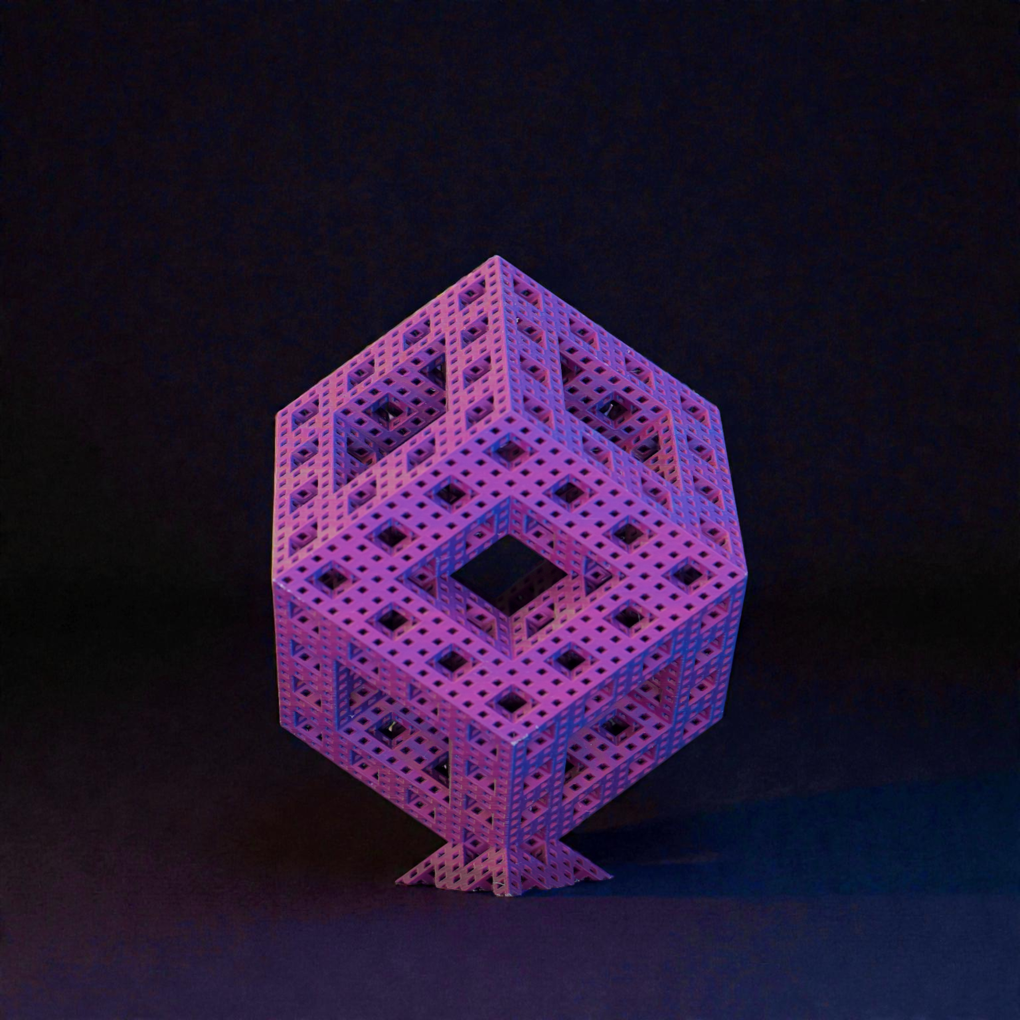 4D Cube - Endless Designs Desktop Sculpture
