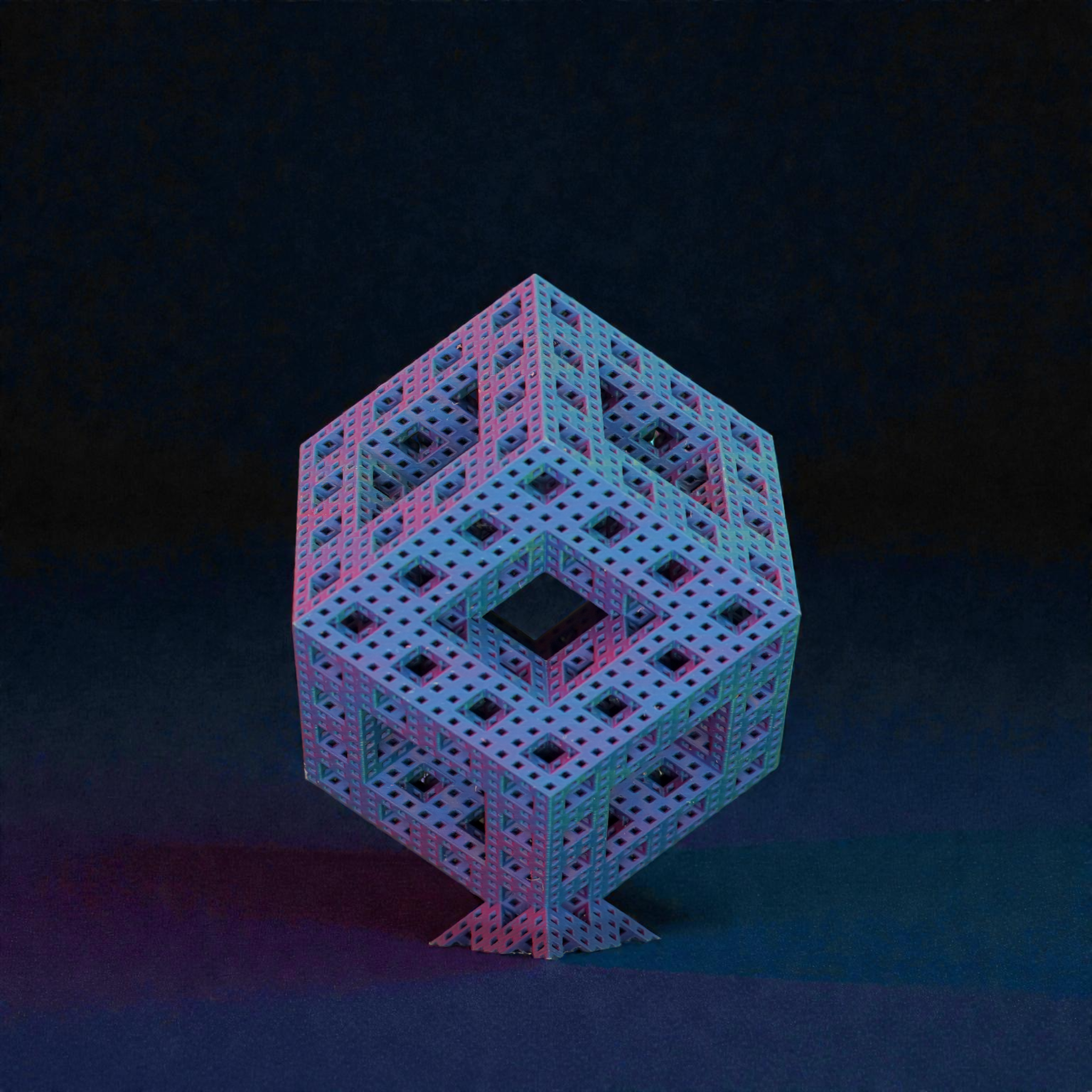 4D Cube - Endless Designs Desktop Sculpture