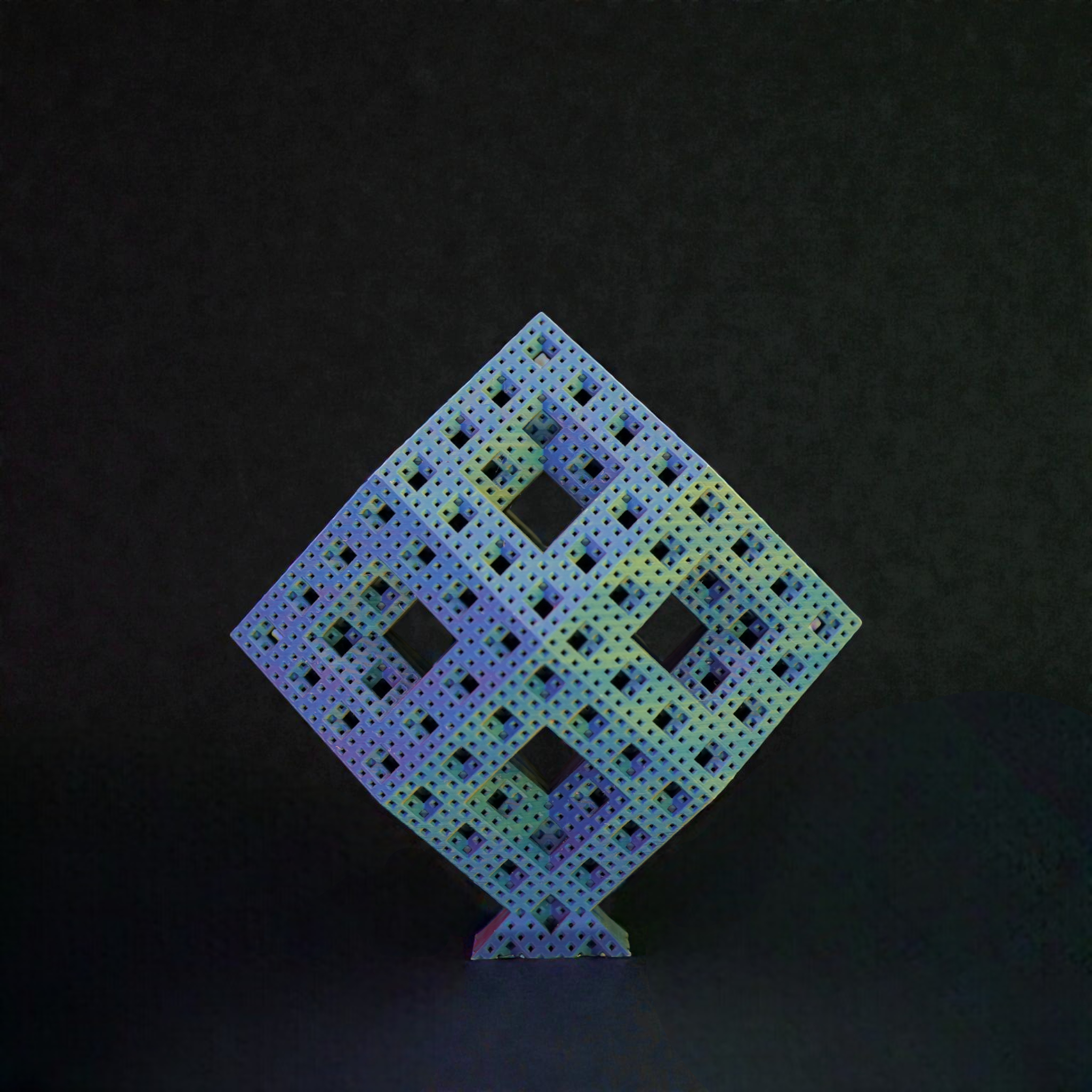 4D Cube - Endless Designs Desktop Sculpture