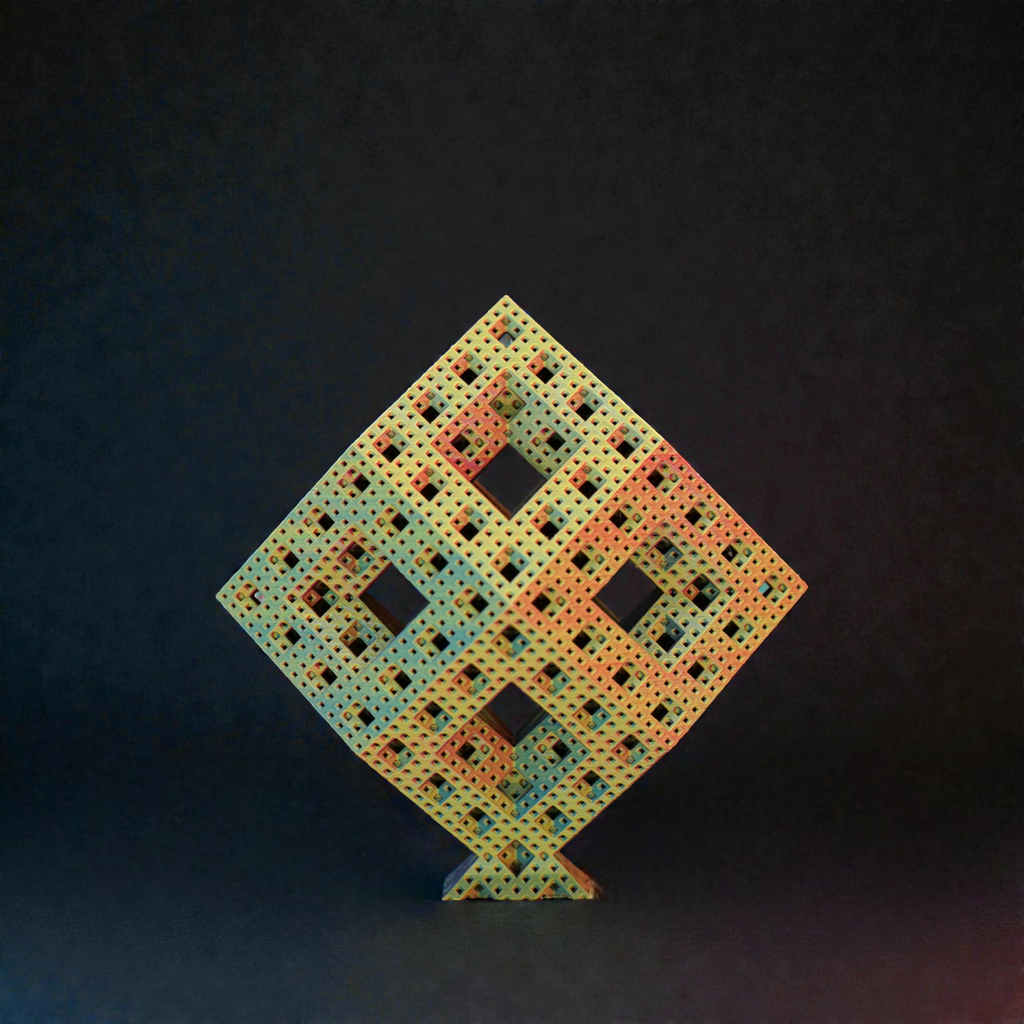 4D Cube - Endless Designs Desktop Sculpture