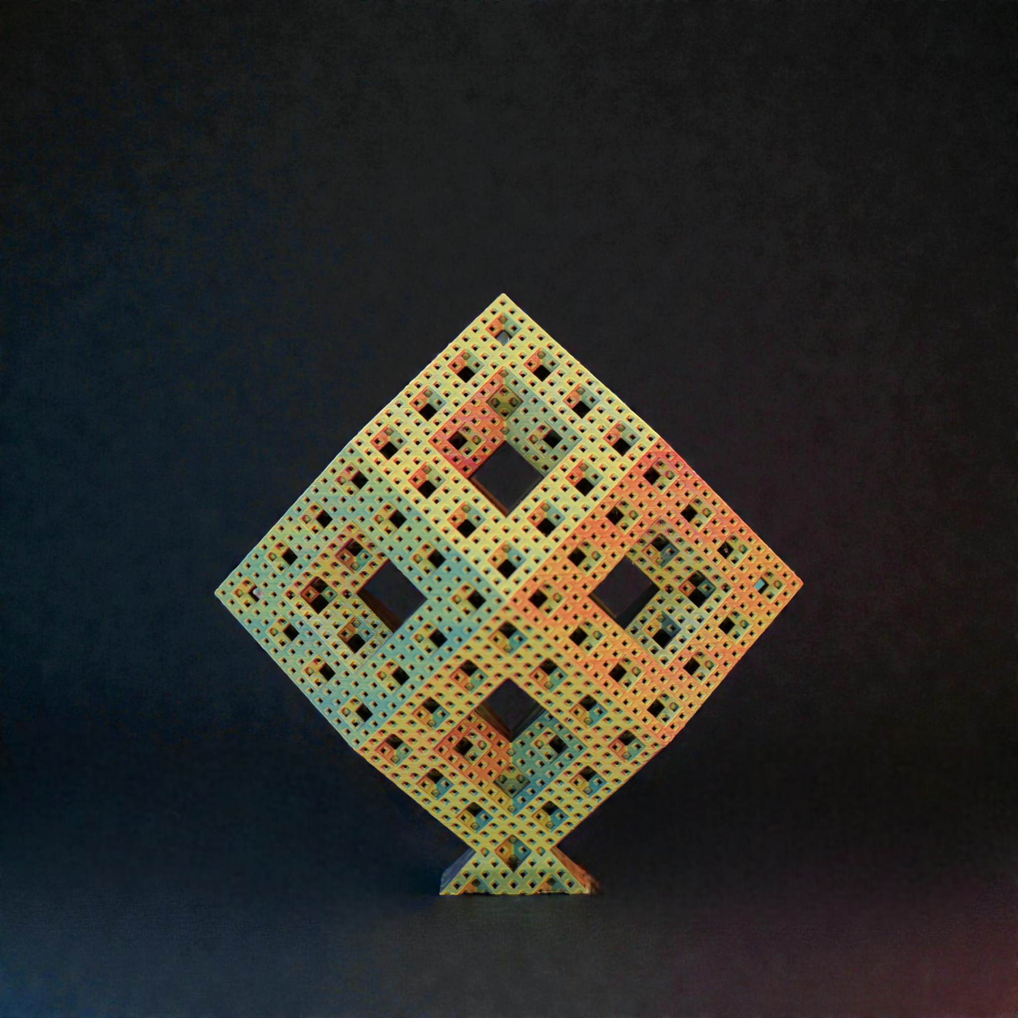 4D Cube - Endless Designs Desktop Sculpture