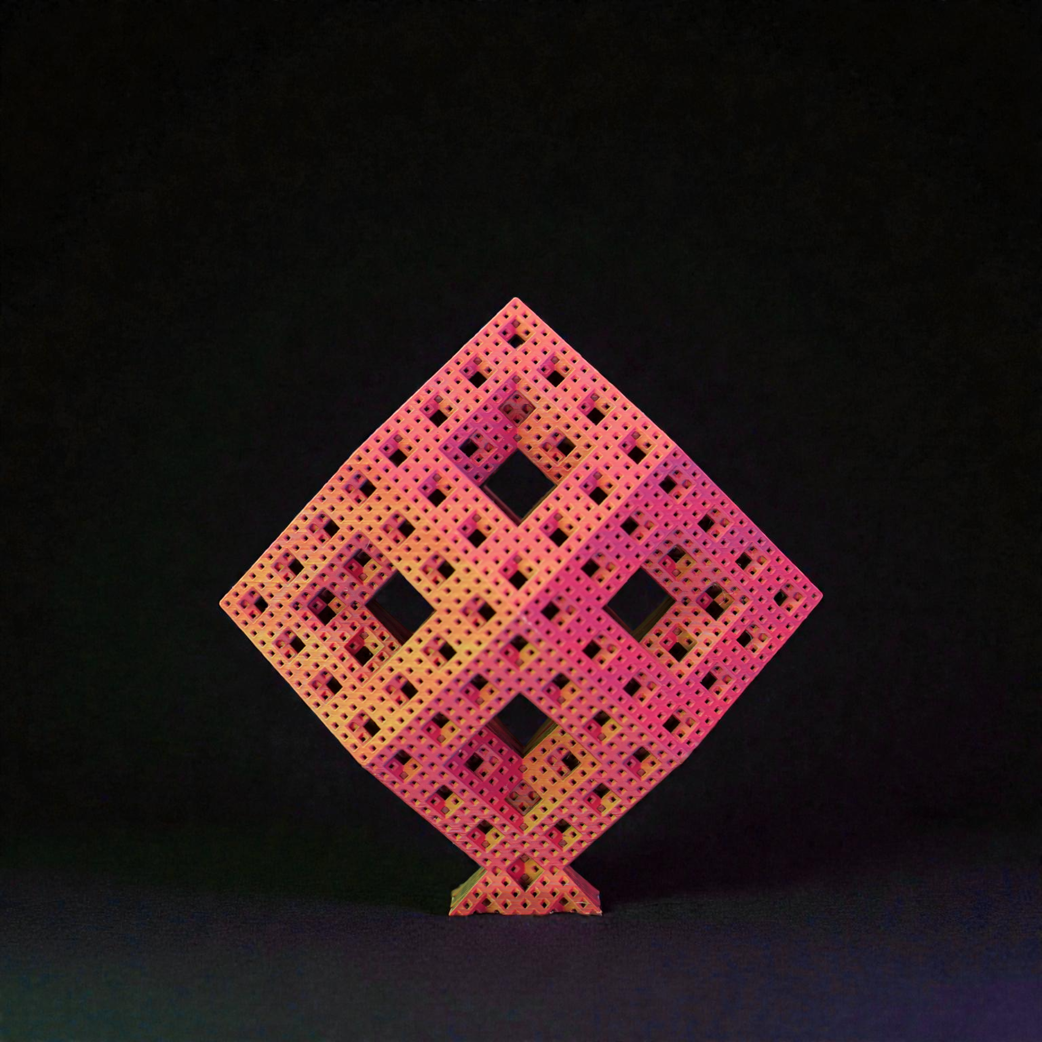 4D Cube - Endless Designs Desktop Sculpture