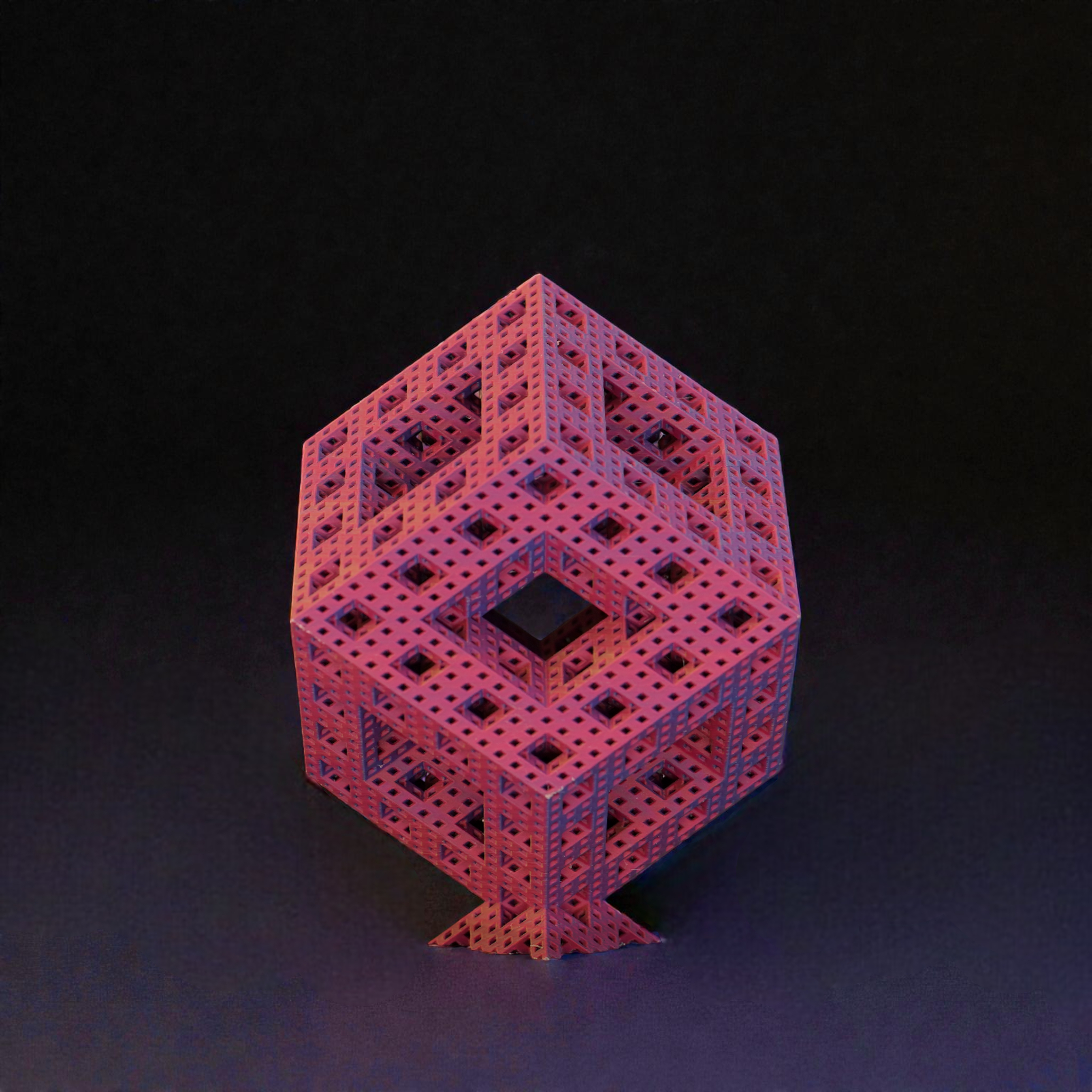 4D Cube - Endless Designs Desktop Sculpture