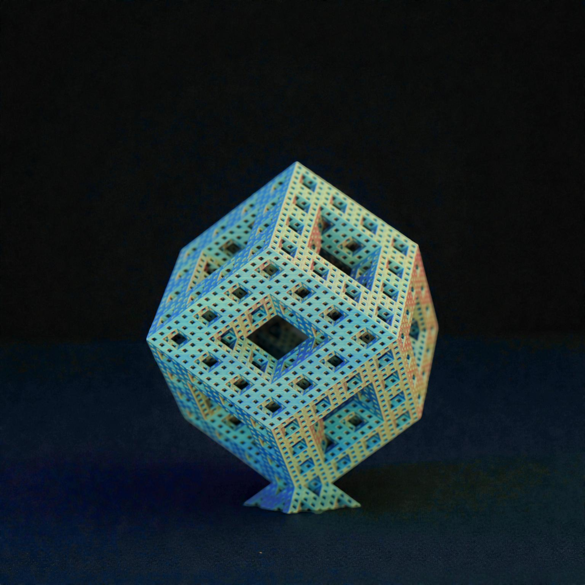 4D Cube - Endless Designs Desktop Sculpture