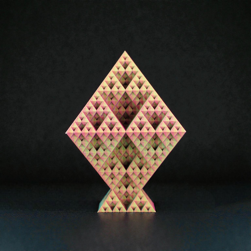 Illusion Cube - Endless Designs Desktop Sculpture