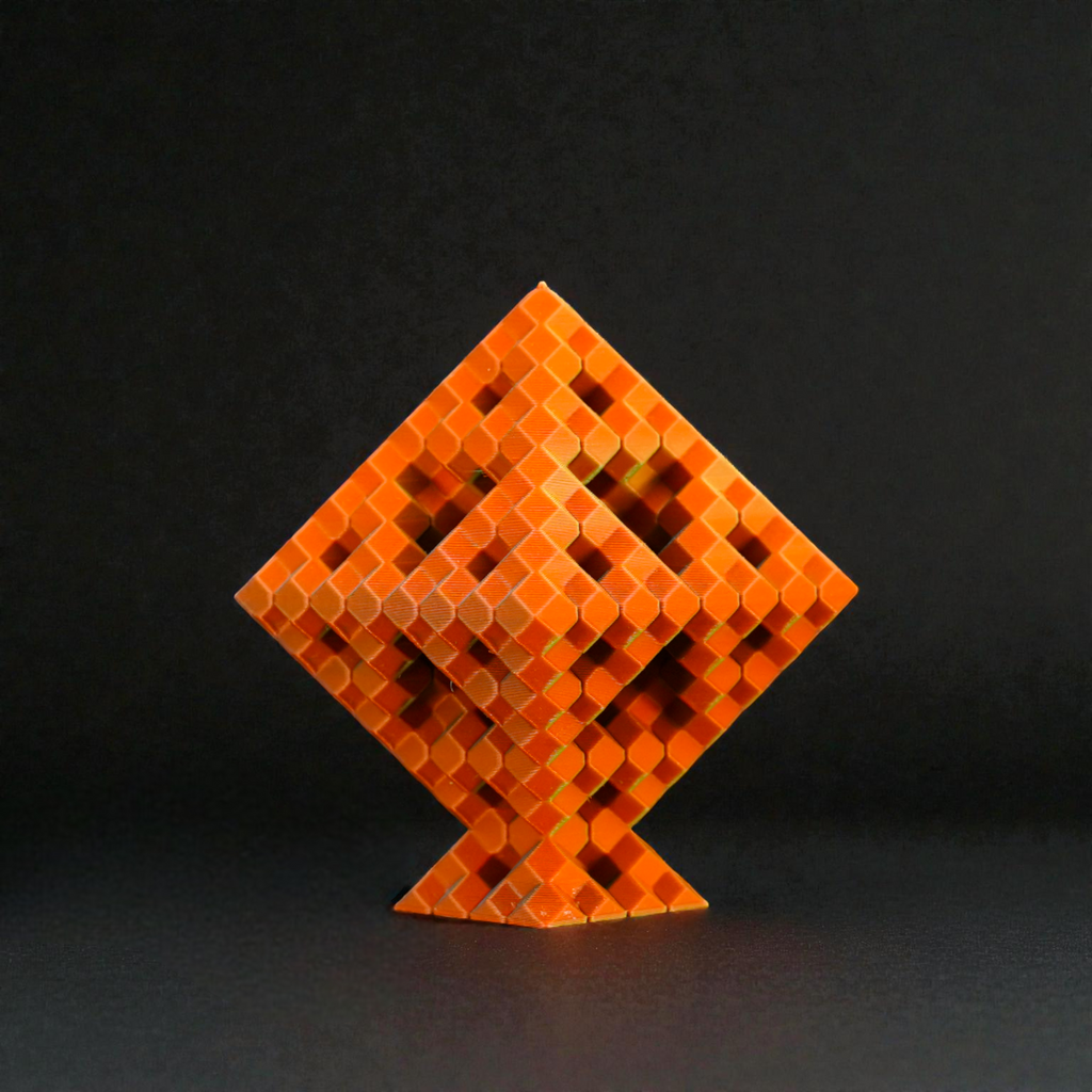 Pixel Diamond - Endless Designs Desktop Sculpture