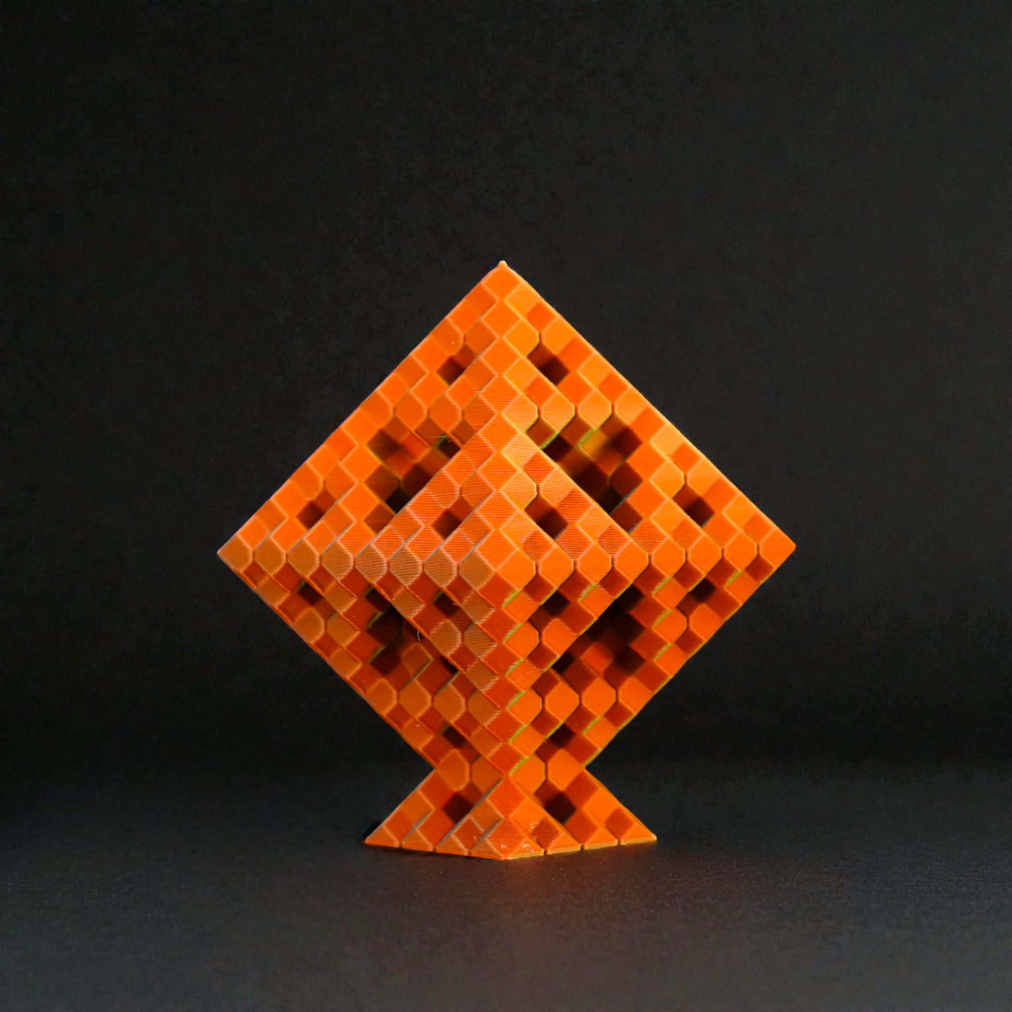 Pixel Diamond - Endless Designs Desktop Sculpture