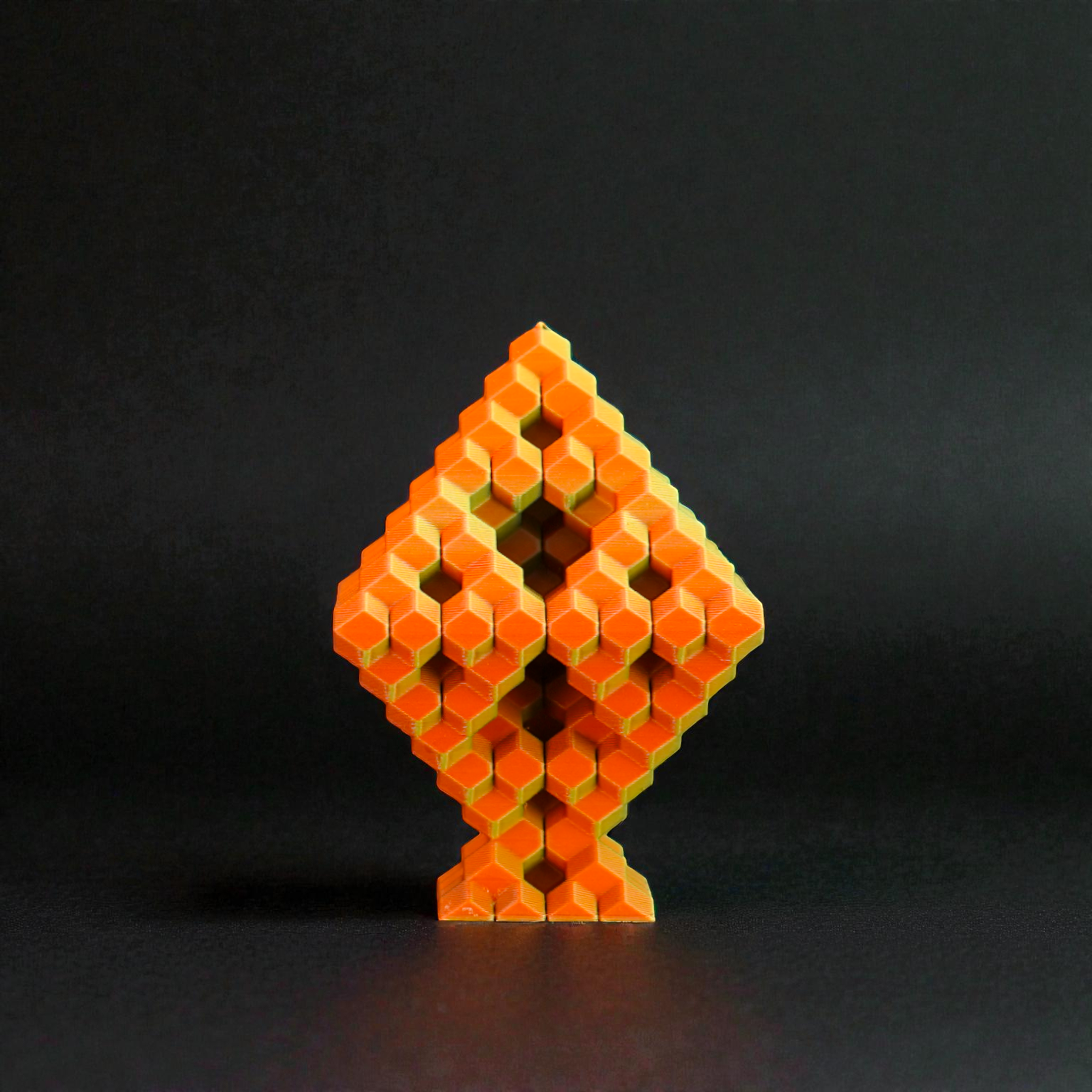 Pixel Diamond - Endless Designs Desktop Sculpture