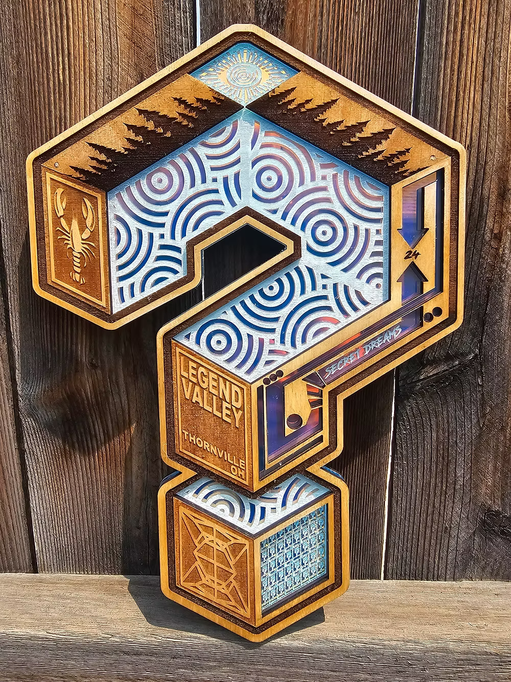 Lazer Eye Studio Question Mark Magnet