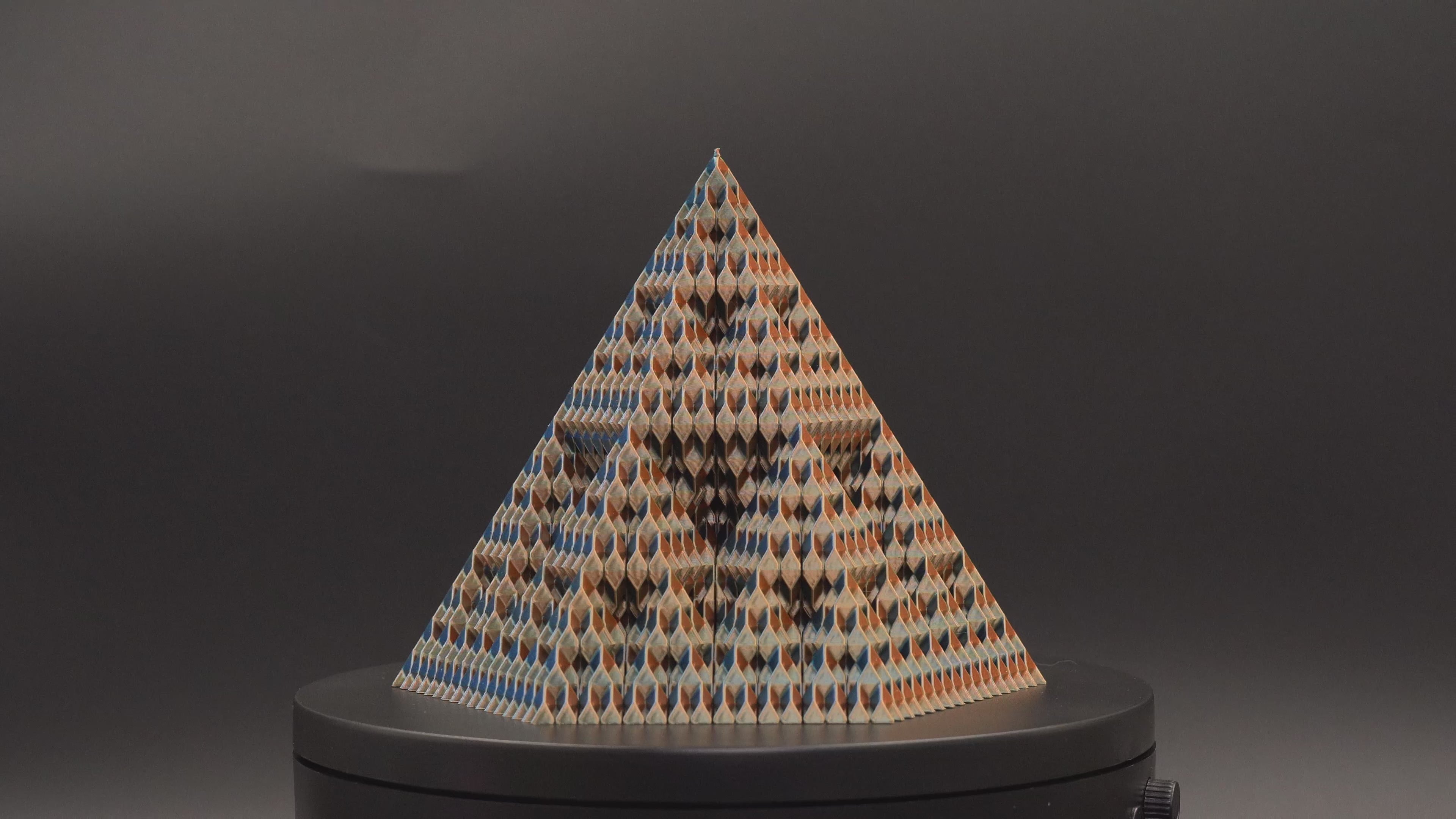 Pentagonal Pyramid - Endless Designs Desktop Sculpture