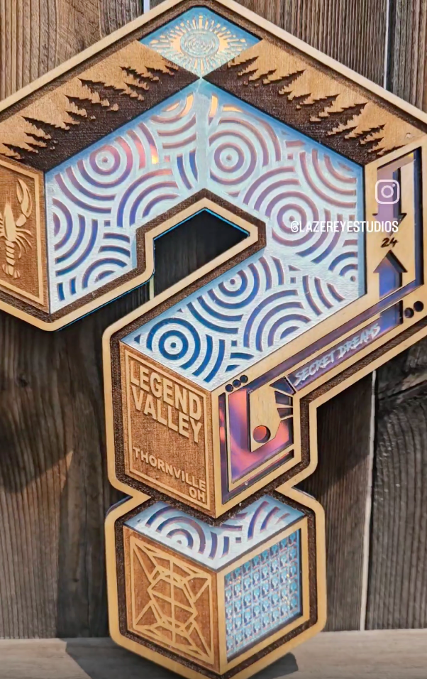 Lazer Eye Studio Question Mark Magnet